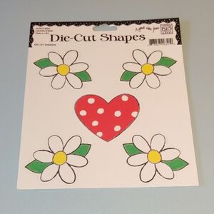 Me & My Big Ideas "Die-Cut Shapes" Crafts Scrapbooking Daisies Heart Journal